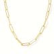 18K Gold Plated Unisex Link Chain Necklace